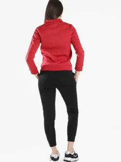 Aki Completo tuta da donna con zip intera e interno felpato - rosso