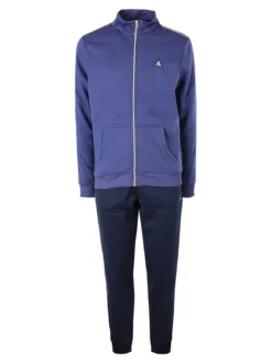 Aki Completo tuta da uomo con zip intera e interno felpato - bluette