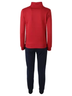 Aki Completo tuta donna 2 pezzi con zip intera e interno felpato - rosso
