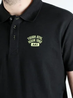 Aki Polo da uomo in cotone a maniche corte