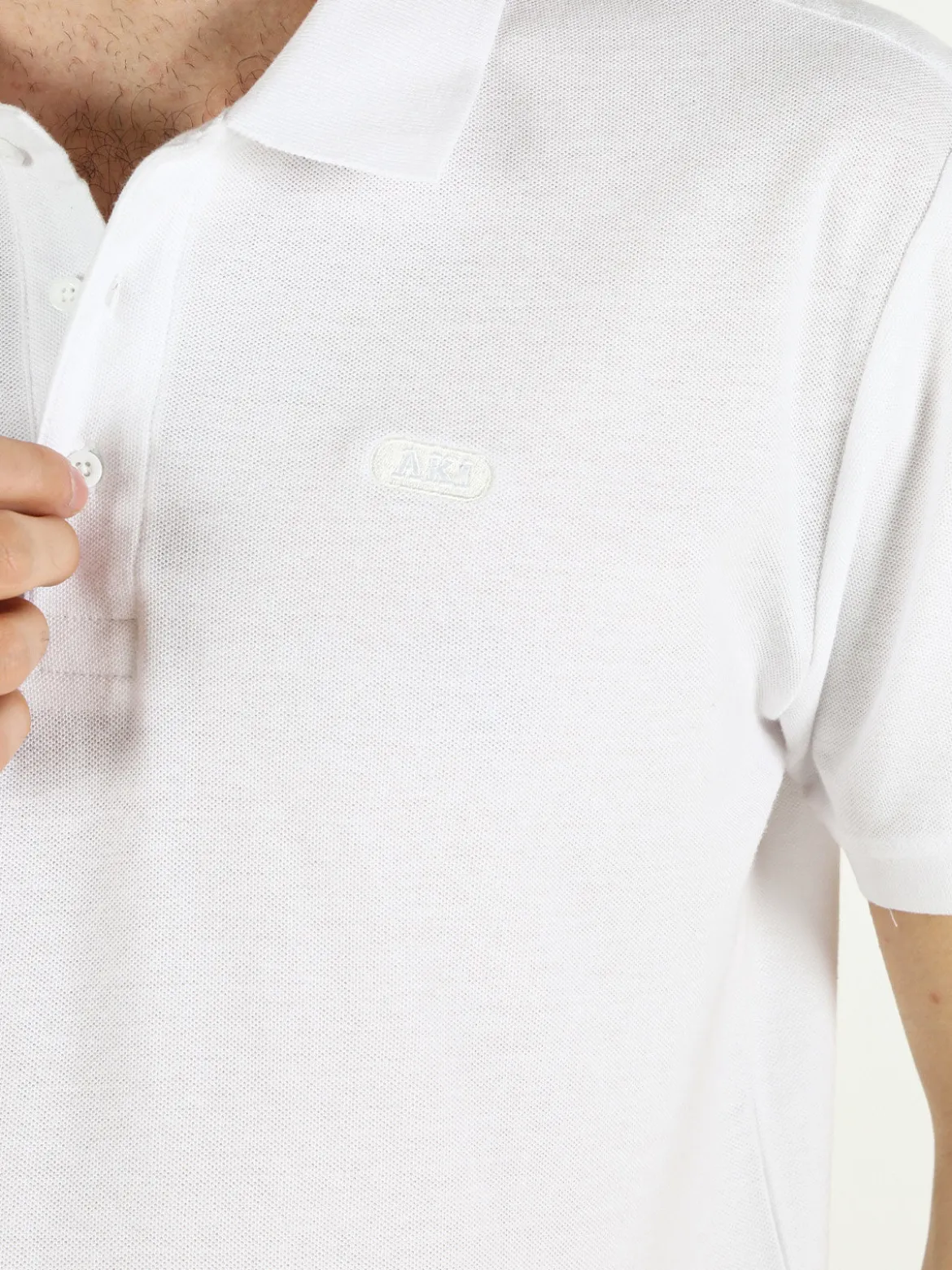 Aki Polo da uomo in cotone a maniche corte