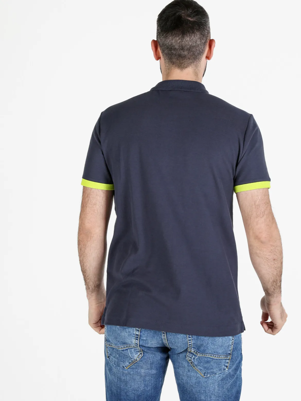 Aki Polo da uomo in cotone a maniche corte