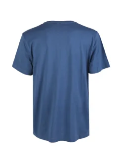 Aky T-shirt uomo girocollo in cotone - blu