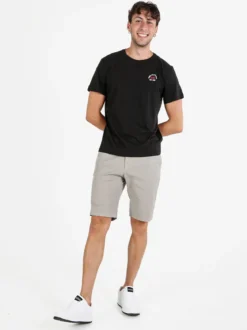 Aky T-shirt uomo girocollo in cotone - nero