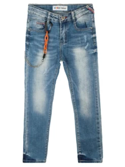 Alta Linea Jeans da bambino con catena