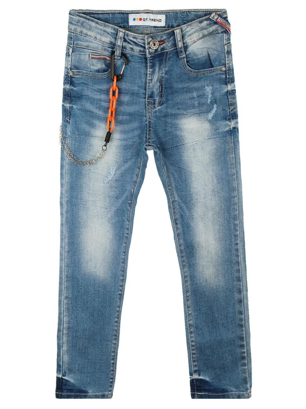 Alta Linea Jeans da bambino con catena
