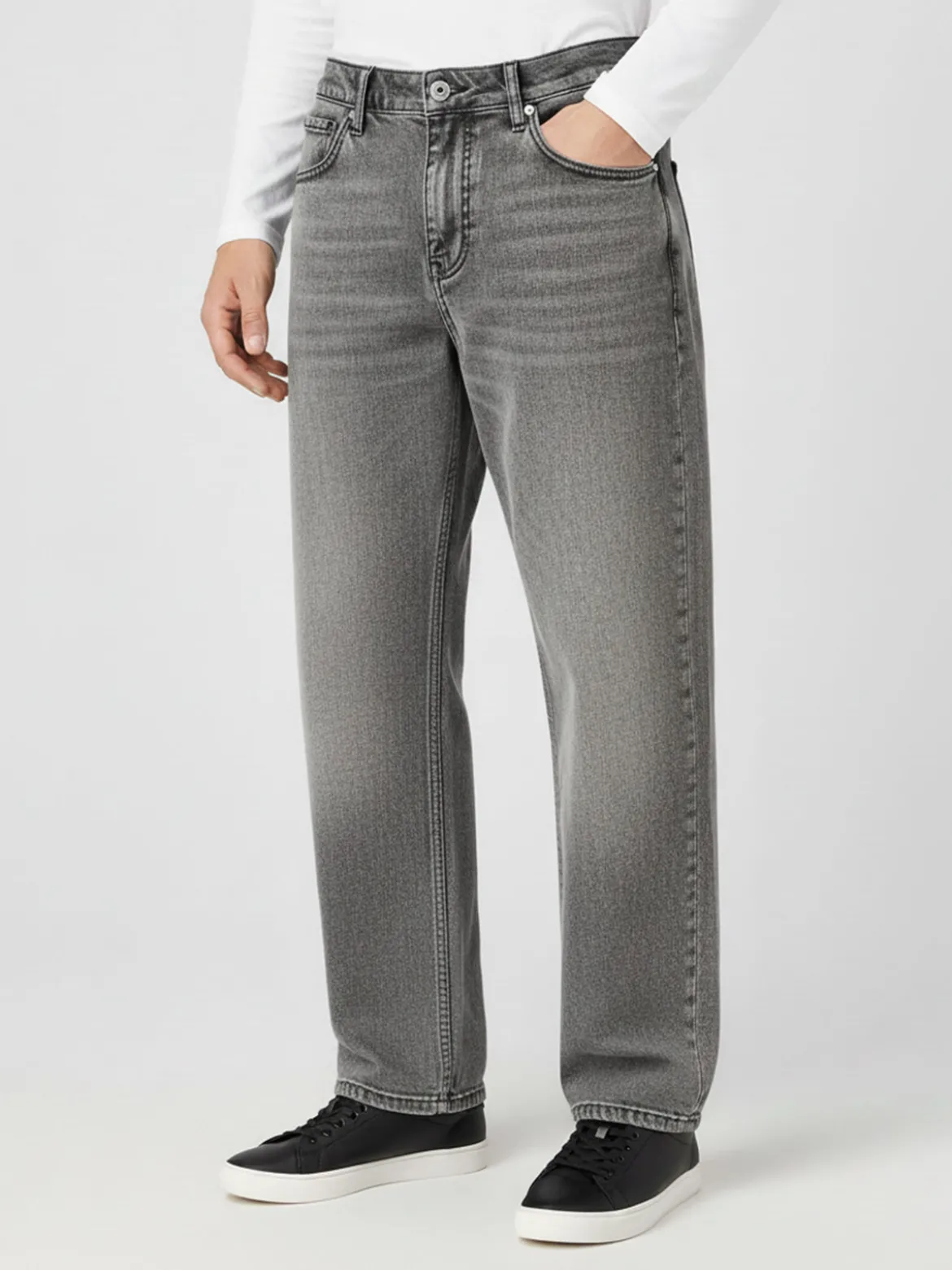 Always Jeans Jeans baggy da uomo - grigio