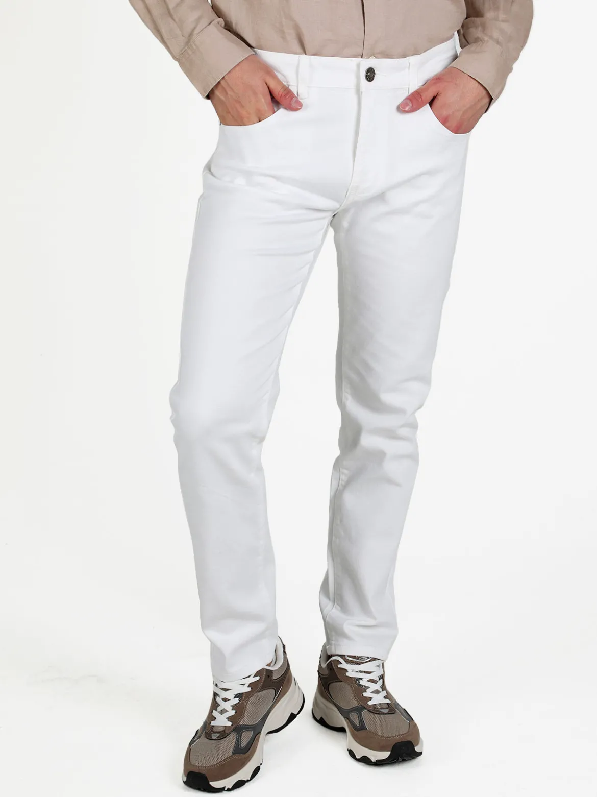 Andrea Falco Pantaloni da uomo jeans slim fit