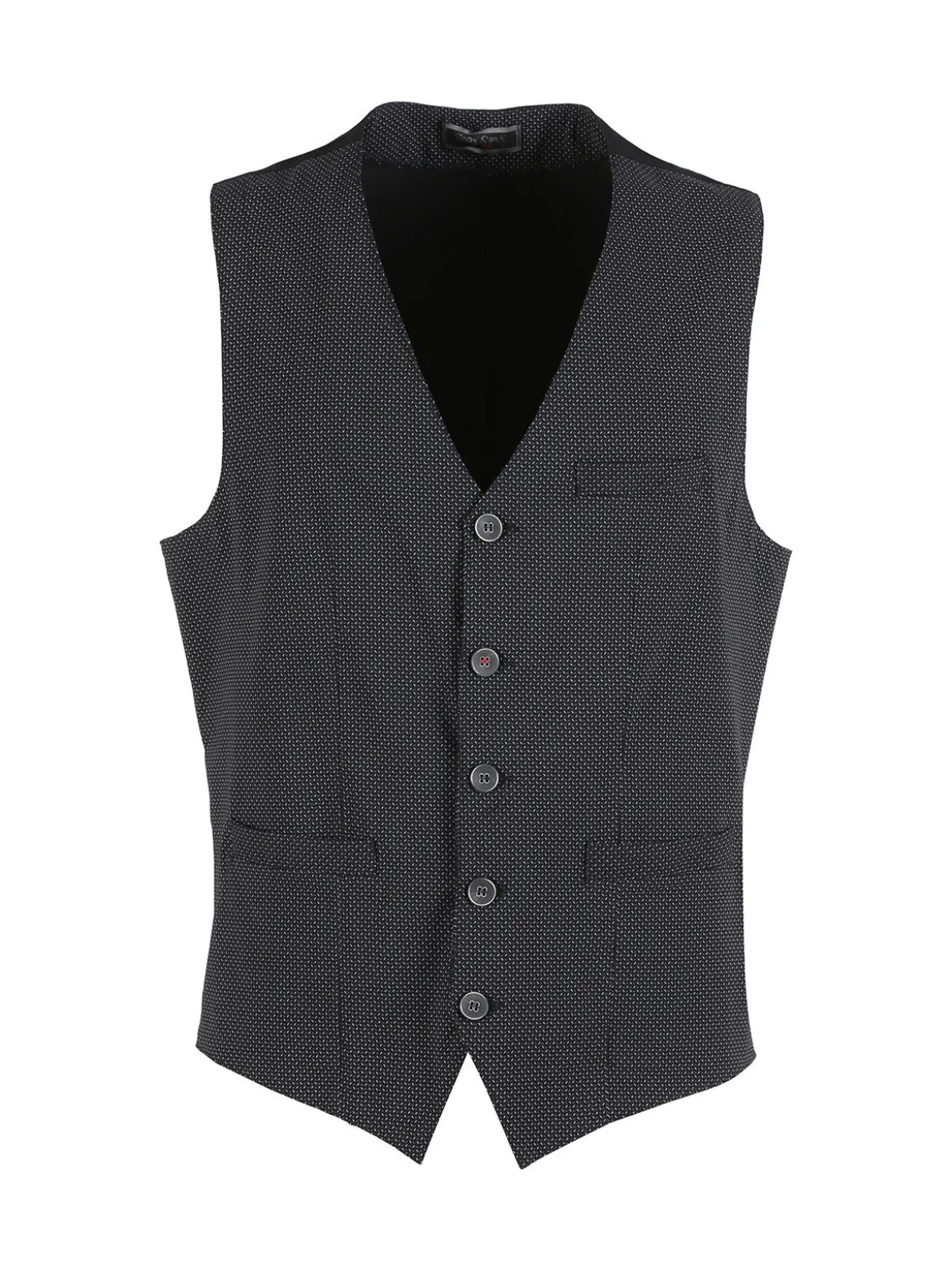 Andy Don B Gilet uomo con stampe - nero