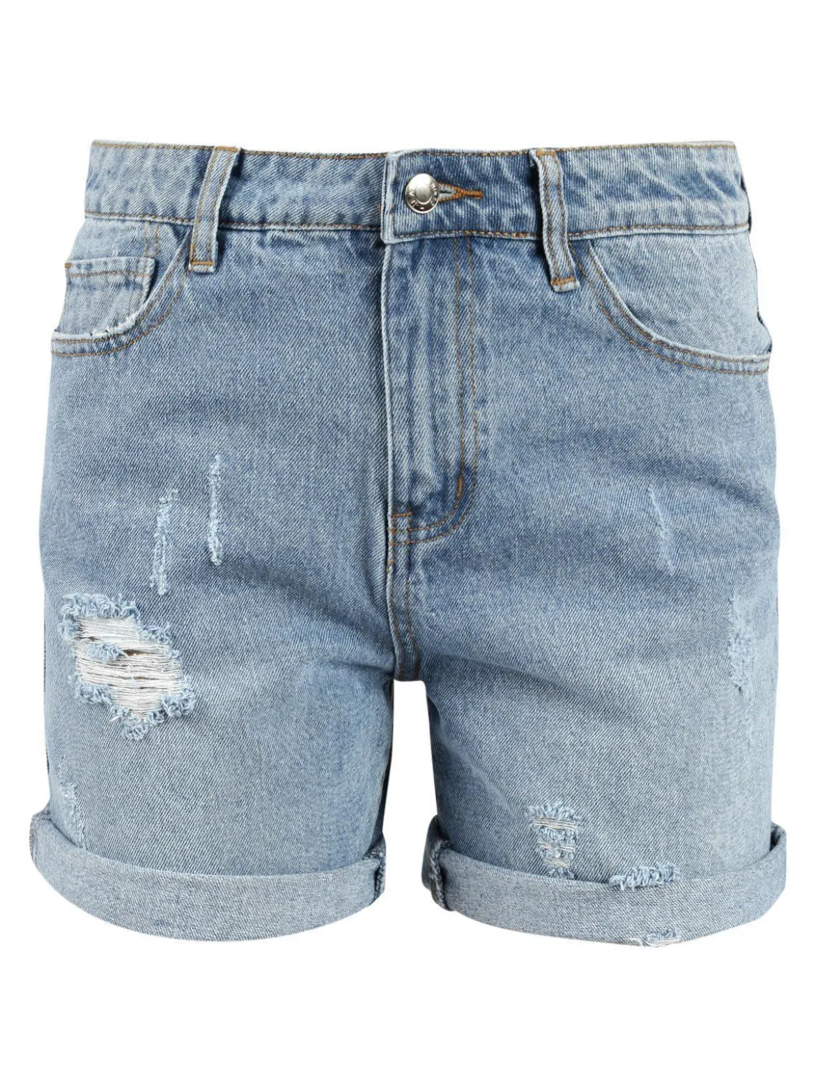 Angelica 2000 Bermuda mom in jeans vita alta