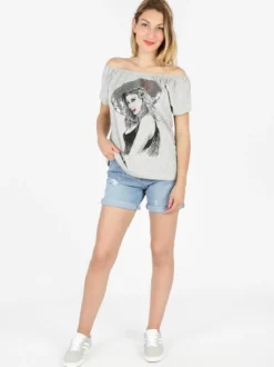 Angelica 2000 Bermuda mom in jeans vita alta