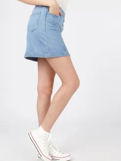 Angelica 2000 Gonna in jeans con bottoni laterali