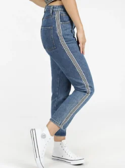 Angelica 2000 Jeans boyfriend con bande