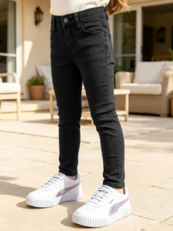Angel Kids Pantaloni skinny bambina modello jeans