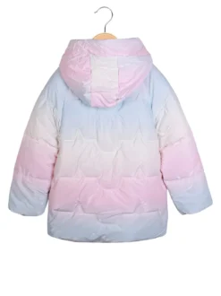 Angel Kids Piumino imbottito da bambina con cappuccio