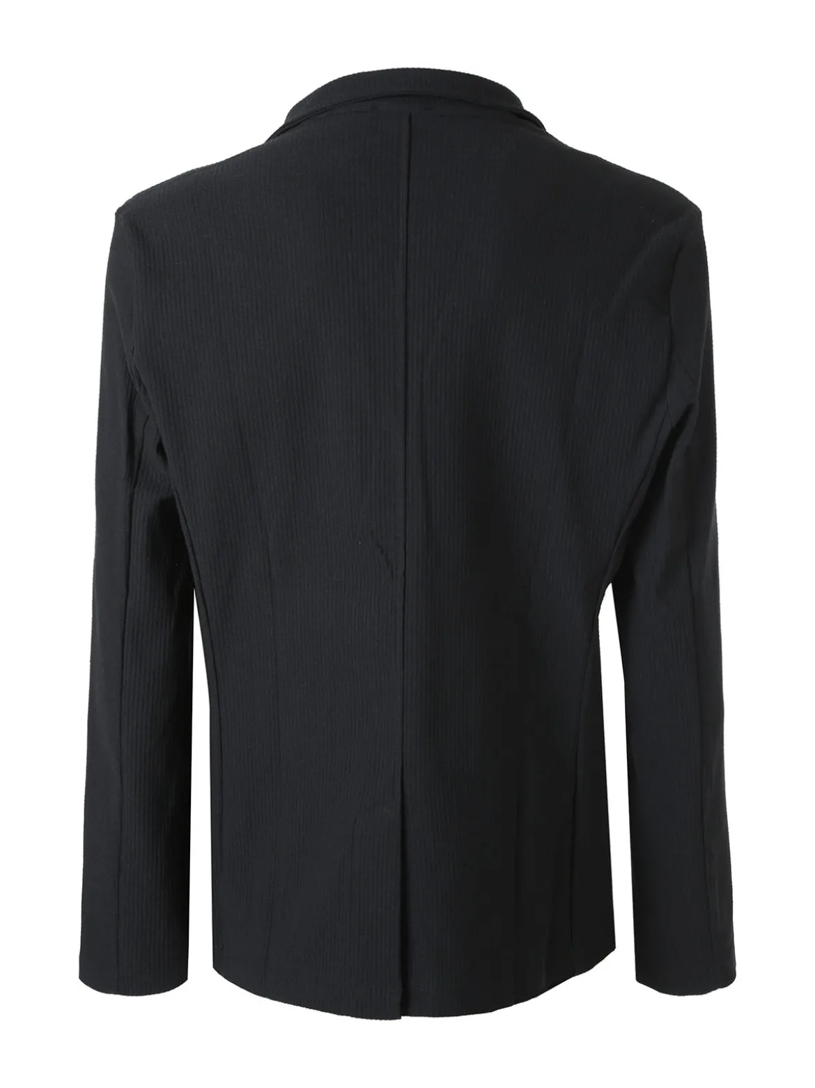 Ange Wear Blazer casual da uomo con bottoni - nero