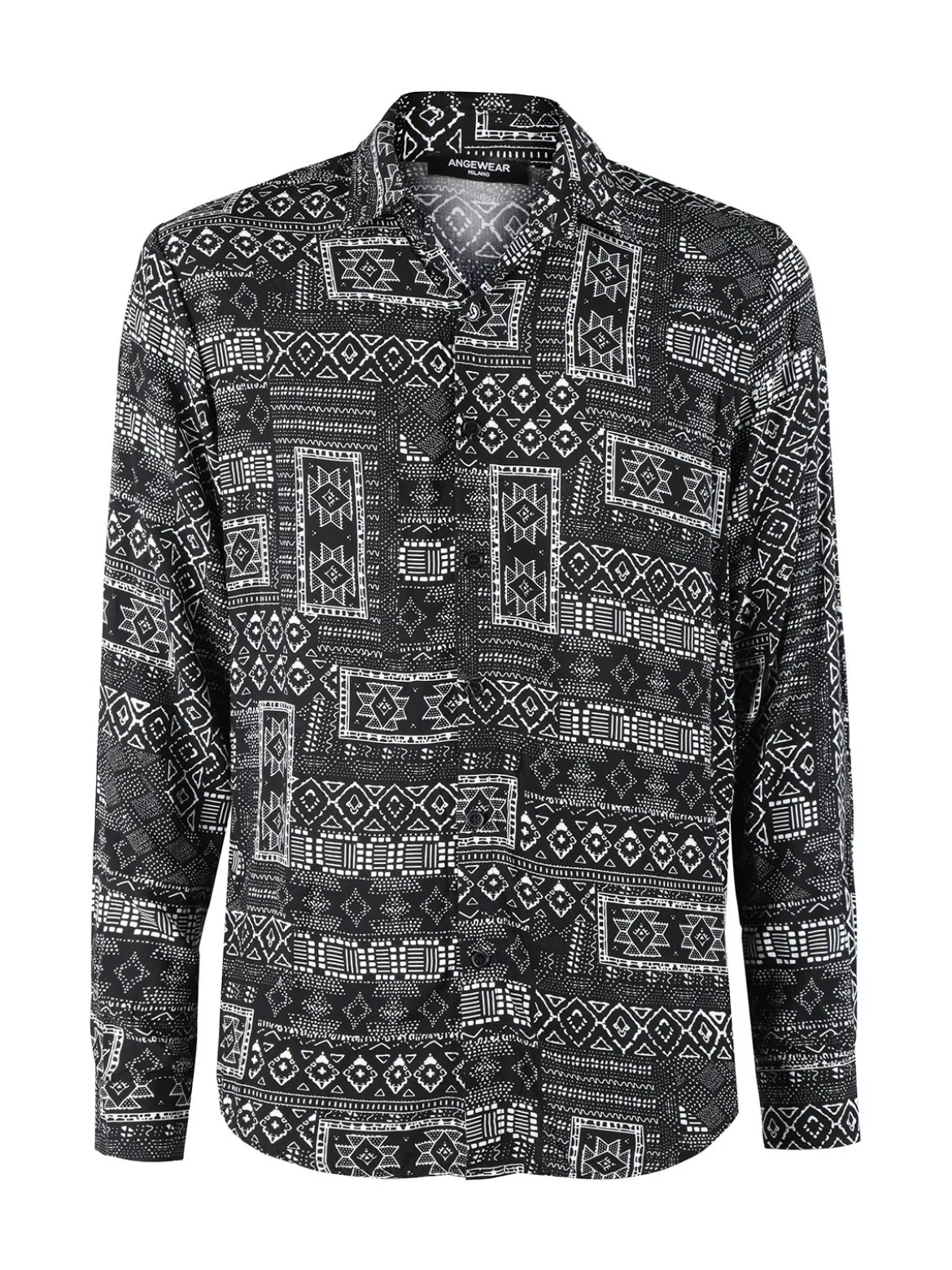 Ange Wear Camicia uomo leggera con stampe