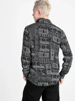 Ange Wear Camicia uomo leggera con stampe