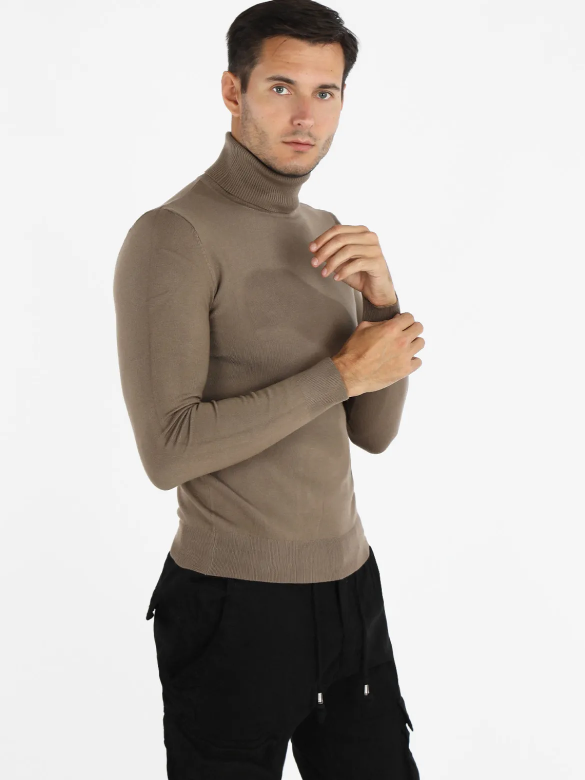 Ange Wear Dolcevita da uomo in maglia