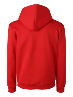 Ange Wear Felpa di Natale da uomo con cappuccio e interno felpato - rosso