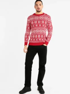 Ange Wear Maglione da uomo natalizio