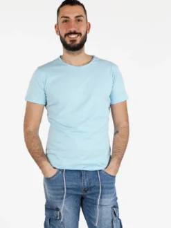 Ange Wear T-shirt girocollo da uomo in cotone