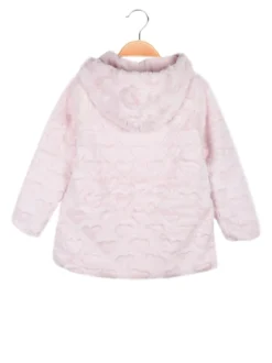Aosilian Giacca da bambina in ecopelliccia con cappuccio