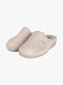 A Piedi Liberi Pantofole donna invernali in ecopelo con zeppa