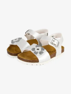 A Piedi Liberi Sandali da bambina con applicazione fiore