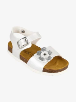 A Piedi Liberi Sandali da bambina con applicazione fiore