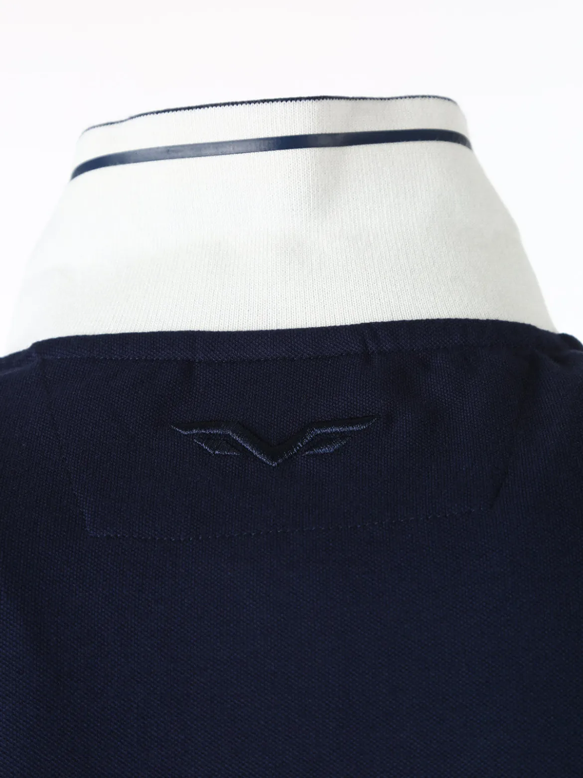 Armata Di Mare Polo da uomo a maniche corte in cotone con stampe - blu scuro
