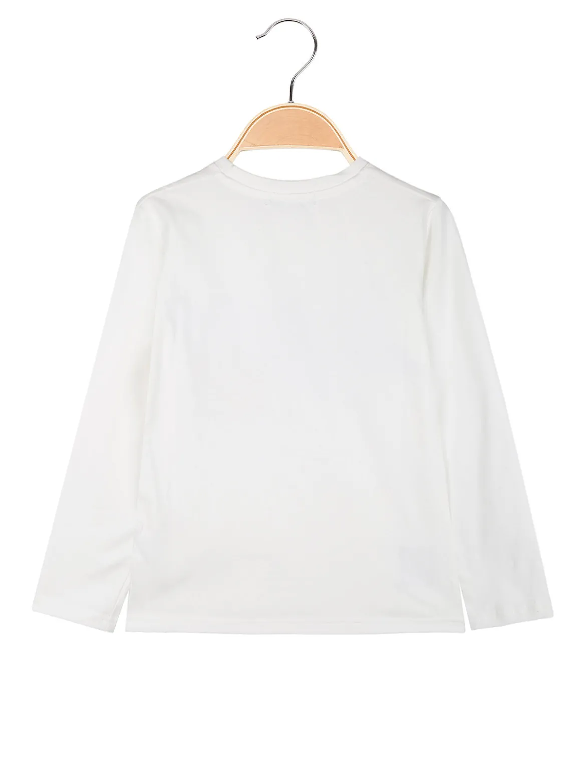 Armata Militare T-shirt da bambino a maniche lunghe con stampa - bianco
