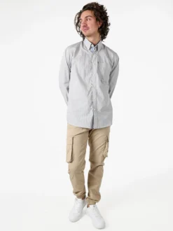 Ascot Sport Camicia in cotone da uomo a maniche lunghe con stampe a pallini - multicolore