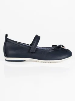Asso Ballerine blu con fiocco