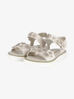 Asso Sandali da bambina con fiori e glitter