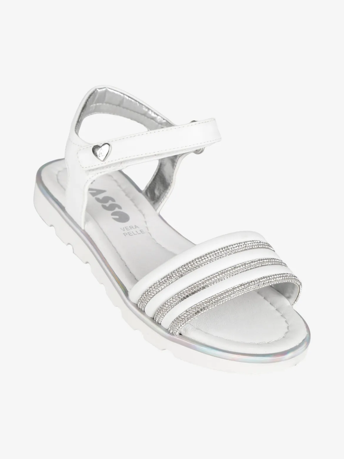 Asso Sandali da ragazza con strass