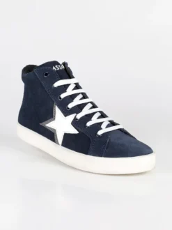Asso Sneakers alte con stella da bimba
