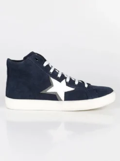 Asso Sneakers alte con stella da bimba