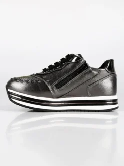 Asso Sneakers da bambina con platform