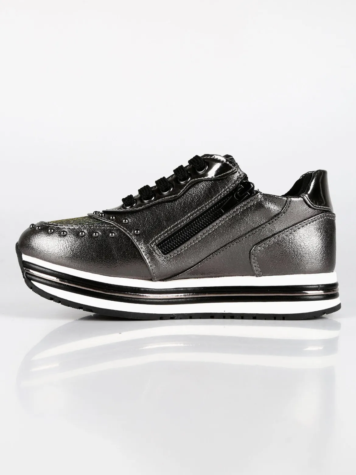 Asso Sneakers da bambina con platform