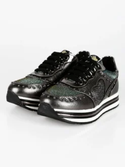 Asso Sneakers da bambina con platform