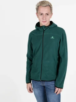 Athl Dpt Felpa in pile da uomo con cappuccio e zip