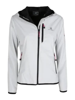 Athl Dpt Giacca a vento da donna con cappuccio e zip