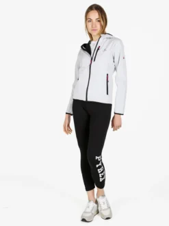 Athl Dpt Giacca a vento da donna con cappuccio e zip