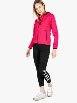 Athl Dpt Giacca a vento da donna con cappuccio e zip