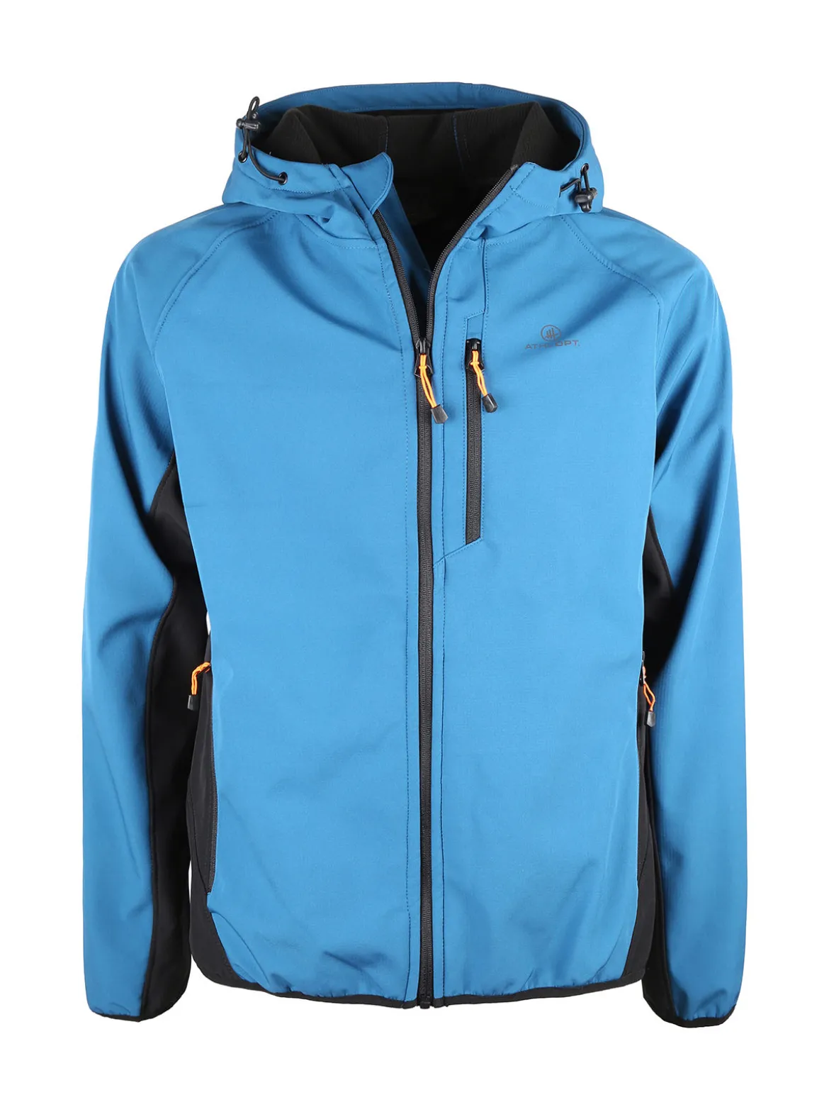 Athl Dpt Giacca da uomo impermeabile con cappuccio e zip