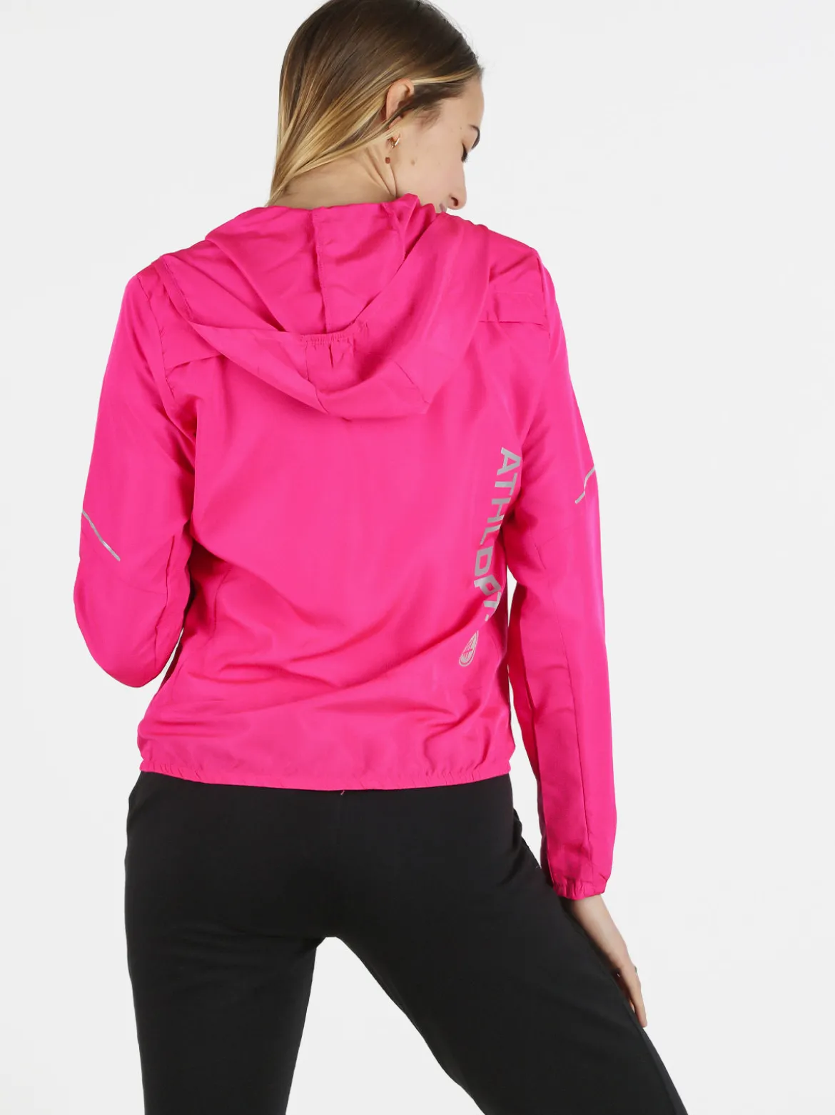 Athl Dpt Giacca running da donna con cappuccio