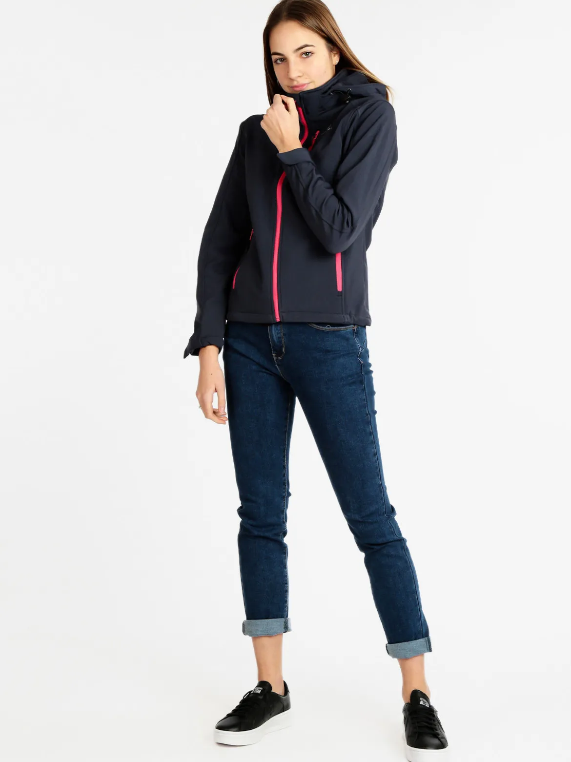 Athl Dpt Giacca sportiva da donna con cappuccio