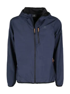 Athl Dpt Giacca sportiva da uomo impermeabile con cappuccio e zip