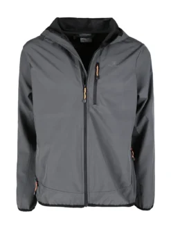 Athl Dpt Giacca sportiva da uomo impermeabile con cappuccio e zip
